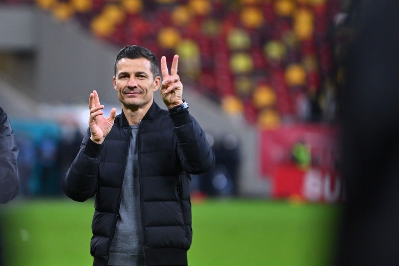 Costel Gâlcă, la ultimul meci pentru Rapid Foto: Profimedia