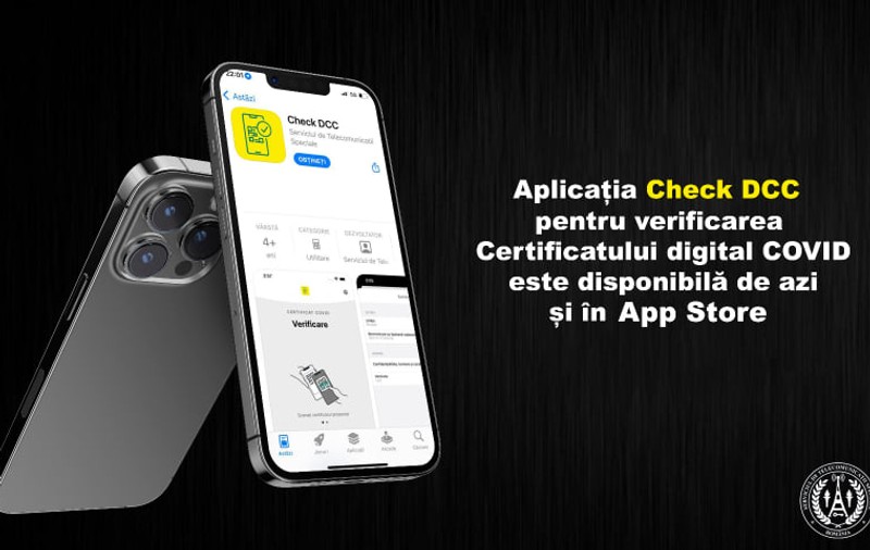 STS: Aplicația de verificare a certificatelor COVID-19, disponibilă și pe iPhone