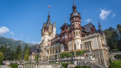 Romania, Prahova, Sinaia City, Peles Castle,