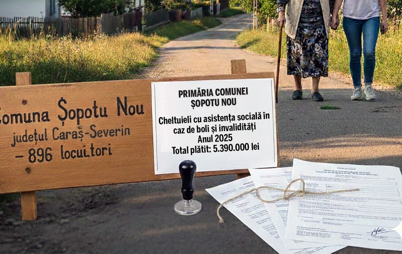 România rurală și certificatele de handicap. Comunele sub 1.000 de locuitori alocă milioane de lei pentru ajutoare de invaliditate și salariile asistenților personali