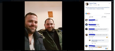 Ciprian Țîrdea și Ilie-Daniel Ștefan, unul dintre asociații firmei care face curat la Spitalul Colentina