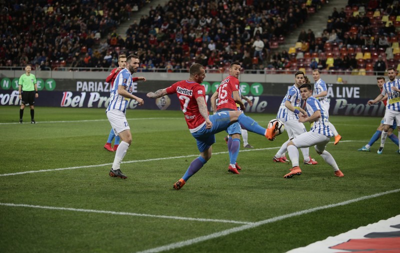Liga 1, etapa 3, play-off: FCSB - CSM Poli Iași 1-0. Nu e păcăleală, nu e glumă: FCSB e cea mai bună! GALERIE FOTO
