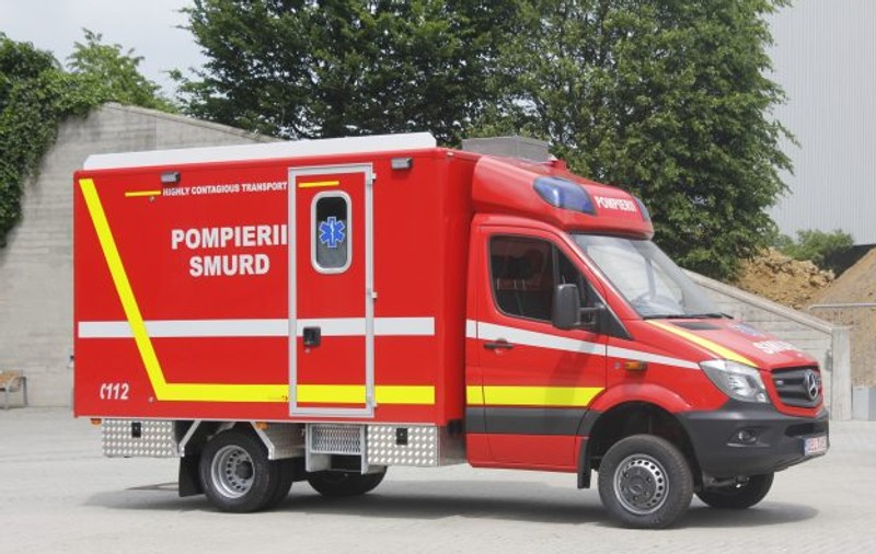 World Record Academy: România are prima ambulanță pentru transportarea pacienților cu COVID-19