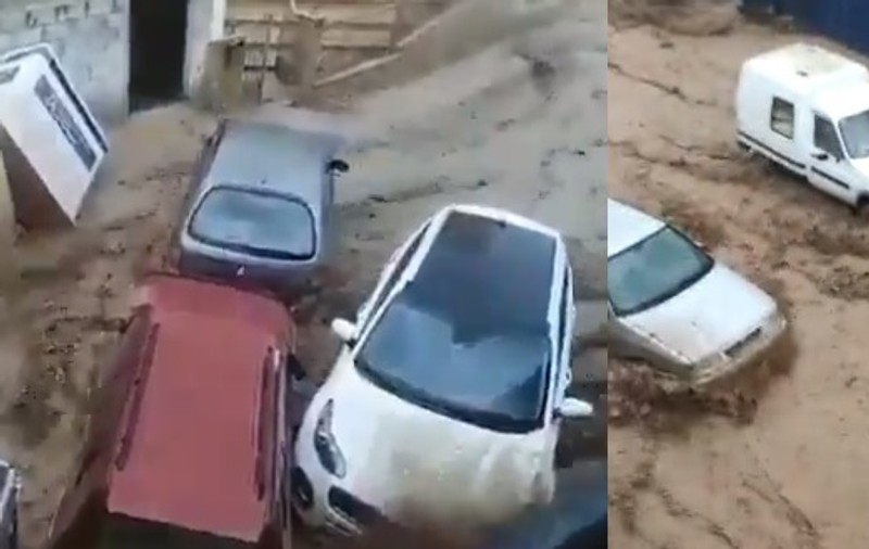 Inundaţii masive în Spania, unde străzile s-au transformat în adevărate râuri