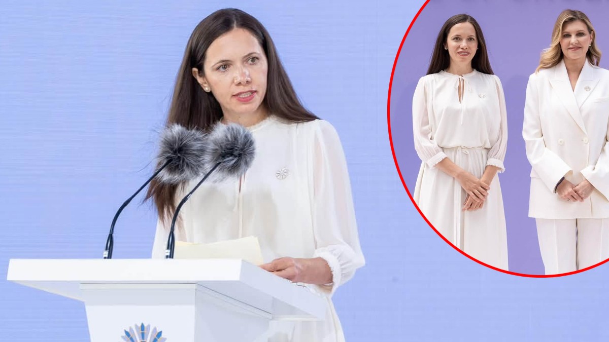 Mirabela Grădinaru la Kiev FOTO: Administrația Prezidențială a României