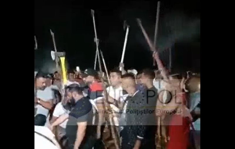 VIDEO | Petrecere cu zeci de interlopi înarmați cu topoare, săbii și furci dată de Petre Gemaru, în București