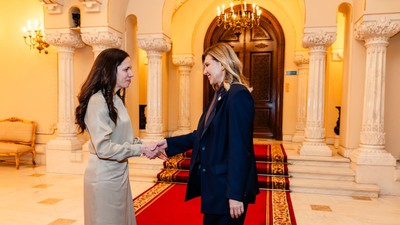 Olena Zelenska, întâlnire la Cotroceni cu Mirabela Grădinaru și vizită la Universitatea București: Despre ce a discutat partenera lui Nicușor Dan cu prima-doamnă a Ucrainei