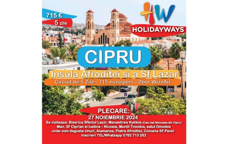 Pelerinaj la Sfântul Lazăr în Cipru