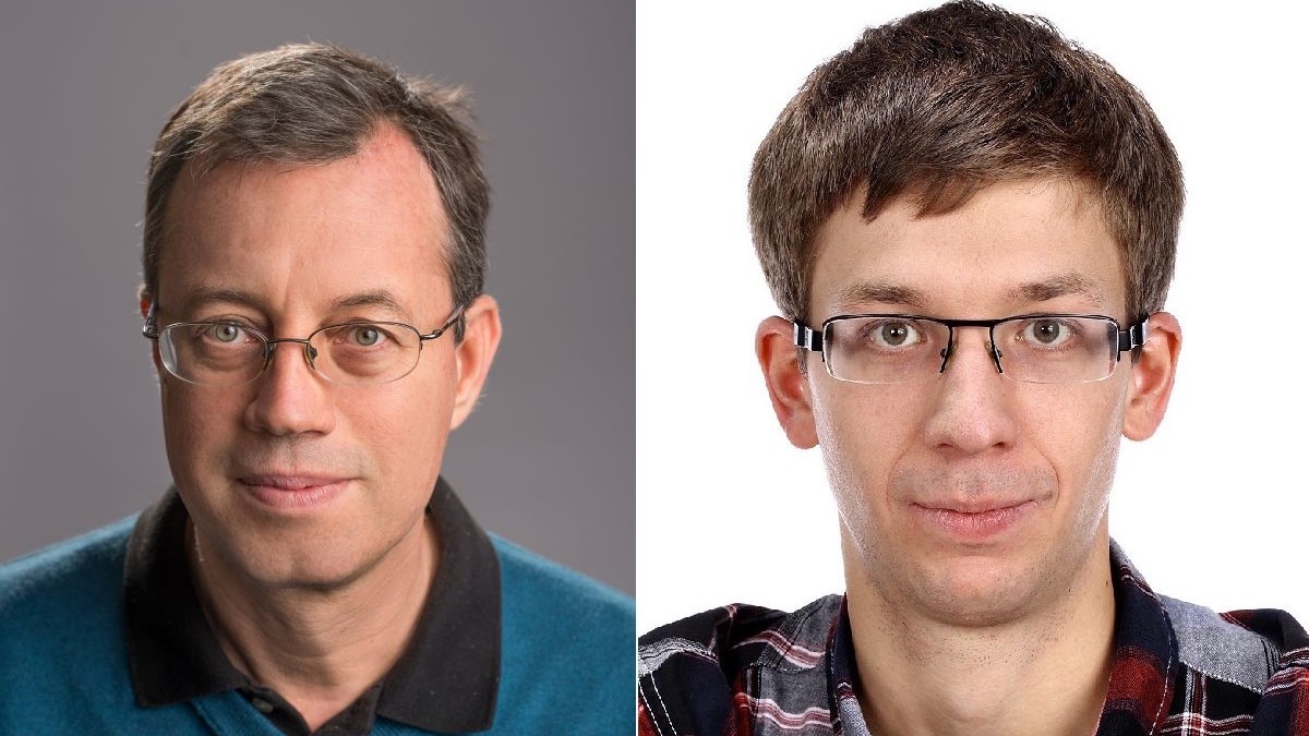 Ion Stoica, miliardar român, profesor universitar, în stânga, și Matei Zaharia, cofondator Databricks și miliardar, în dreapta