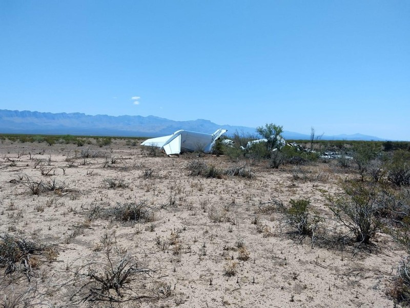 epa07552309 A handout photo made available by La Voz de Monclova newspaper shows wreakage of a private jet that disappeared in the northern Mexican state of Coahuila en route from the US city of Las Vegas, and was located in a mountain range in Monclova, Mexico, 06 May 2019. All 13 occupants on board were killed in the crash, according to the State Directorate of Civil Protection. EPA-EFE/LA VOZ DE MONCLOVA / HANDOUT HANDOUT EDITORIAL USE ONLY/NO SALES
