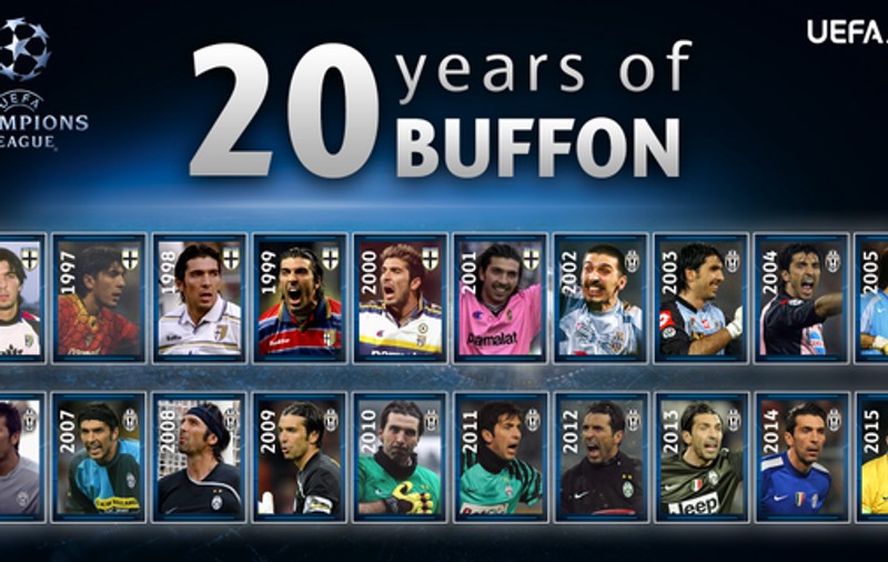 Portarul Gianluigi Buffon, 20 de ani de carieră neîntreruptă!