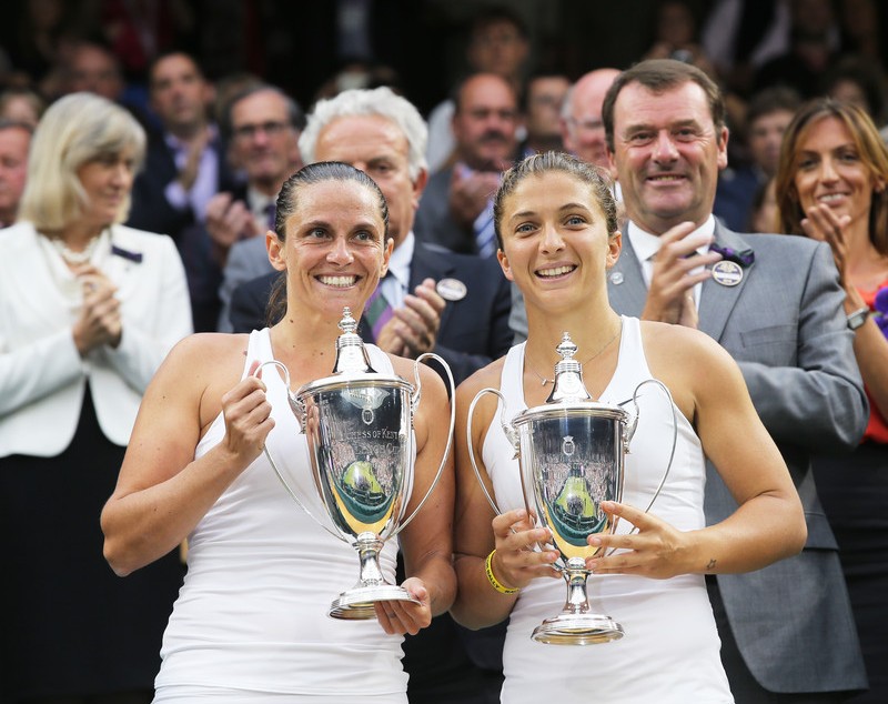Victorie clară pentru perechea italiană Sara Errani-Roberta Vinci