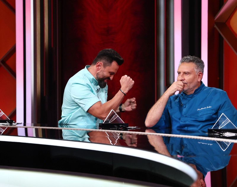 Chef Orlando Zaharia a obținut astfel prima victorie la amuletă din acest sezon „Chefi la cuțite”. Cine i-a pus în dificultate pe jurați