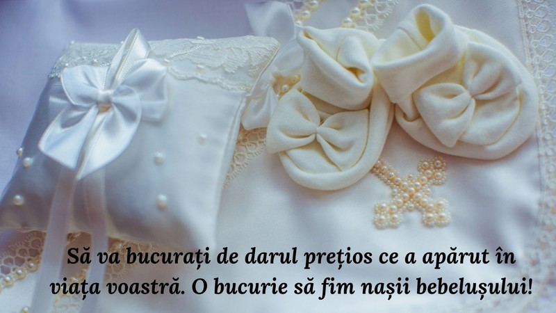 Urări frumoase de botez