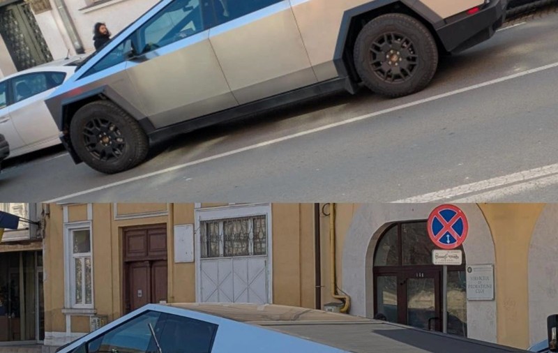 Tesla Cybertruck, pe străzile din Cluj-Napoca. Reacțiile ironice ale oamenilor: „Asta e garsoniera aia de 11 metri pătrați”