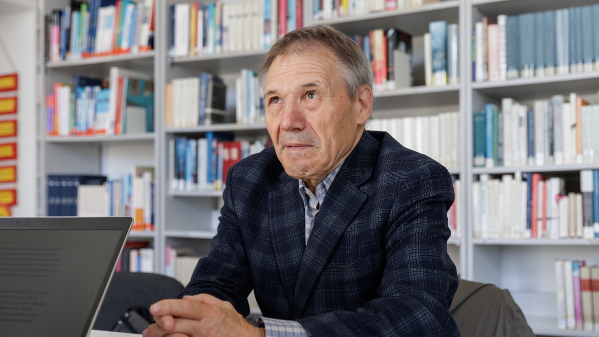 Scriitorul și jurnalistul Nicolae Negru, la 77 de ani Foto: Vlad Chirea
