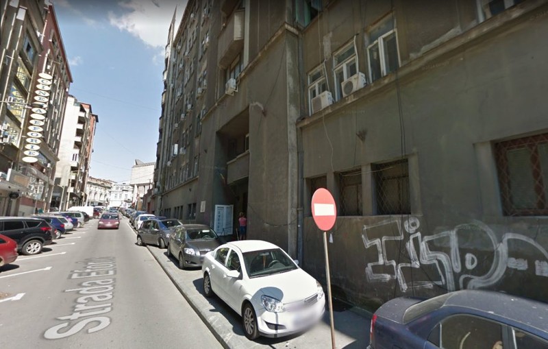 Clădirea situată pe strada Eforie 3-5 din Capitală