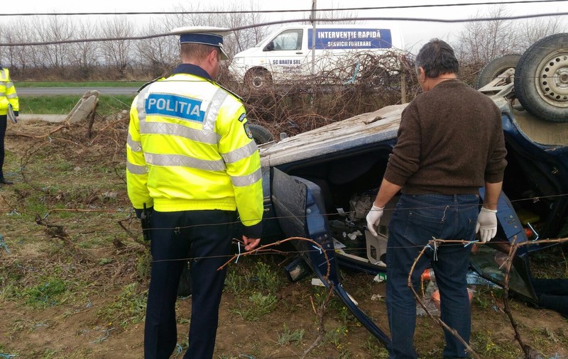 Călugăr mort într-un accident rutier pe DN2