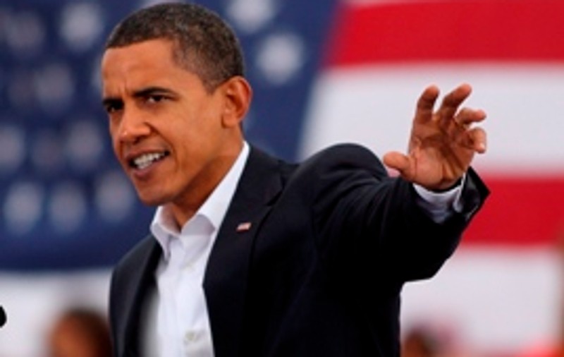 Campanie întreruptă pentru Obama