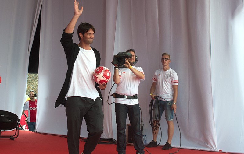 Cristi Chivu a fost primit ca un idol la sărbătoarea celor de la Ajax / GALERIE FOTO