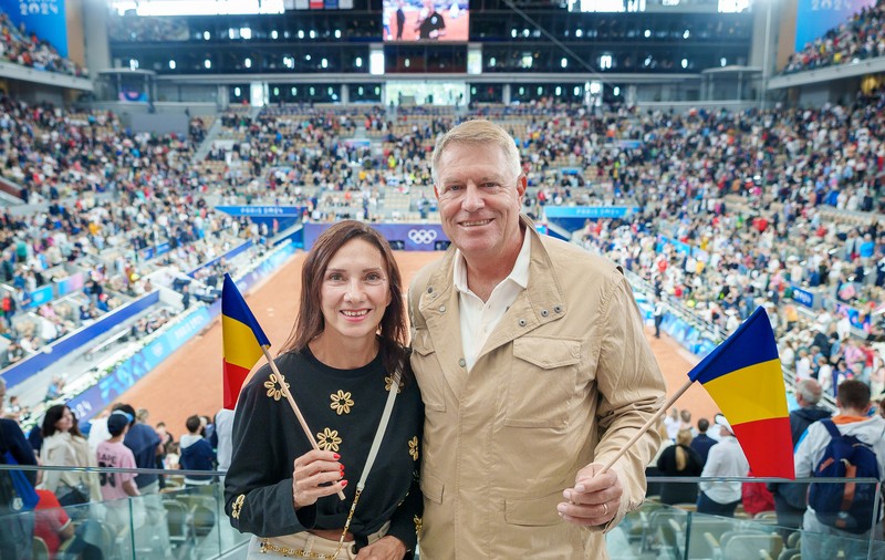 JO 2024. Klaus Iohannis și Carmen Iohannis au asistat la două dintre meciurile sportivilor români 