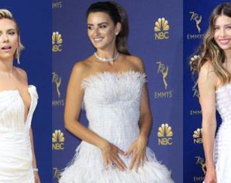 FOTO | Cele mai frumoase ținute de la Premiile Emmy 2018. Scarlett Johansson, Jessica Biel și Penelope Cruz au făcut senzație pe covorul roșu
