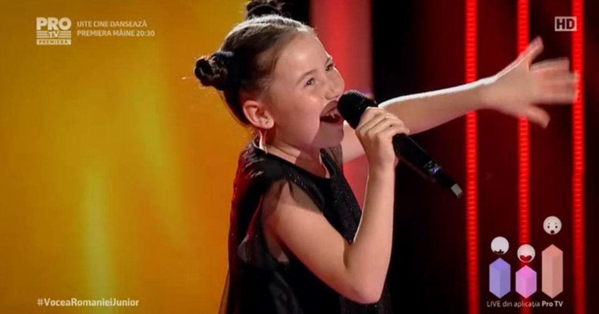 Alexia Niculae de la Vocea României Junior
