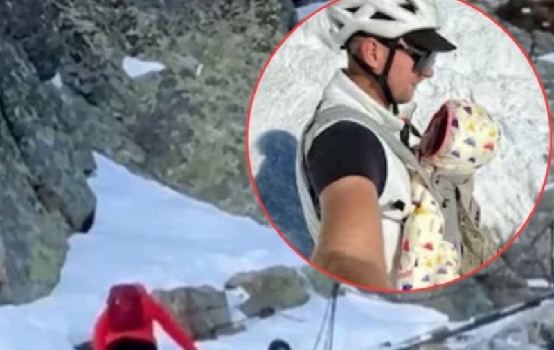 Doi tineri și-au luat copilul de 9 luni, au ignorat orice avertisment și au escaladat cel mai înalt munte din Polonia