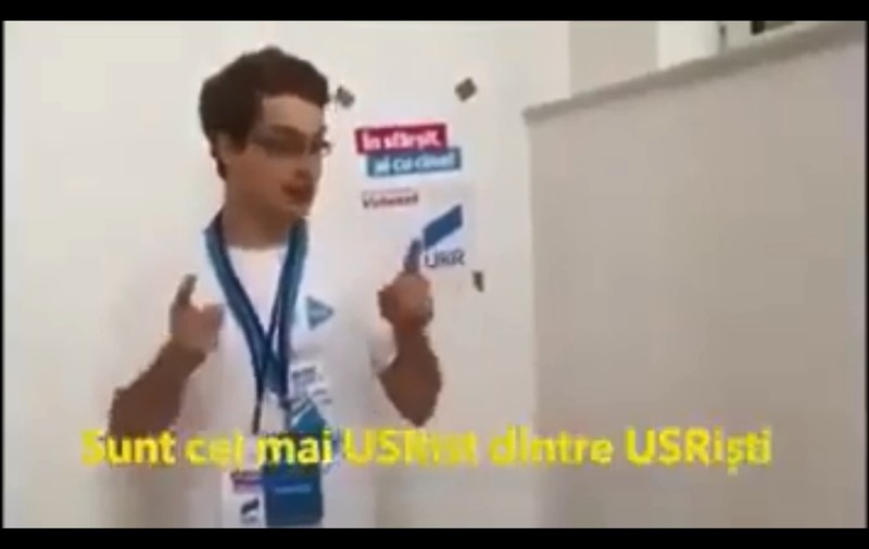 Locul doi pe lista USR pentru Consiliul General al Municipiului București a stârnit hohote de râs printr-un clip video viral