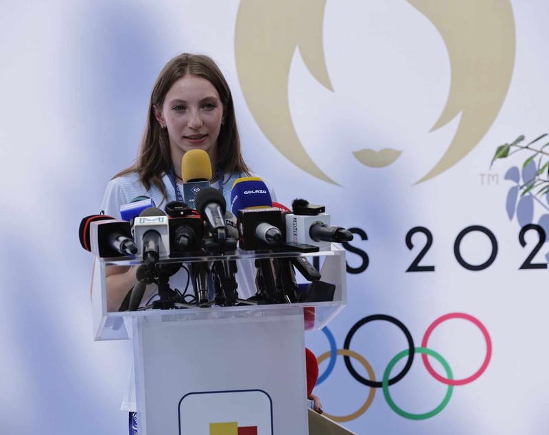 Ana Maria Bărbosu a primit medalia de bronz de la Jocurile Olimpice. Ceremonia a avut loc la Casa Olimpică din București