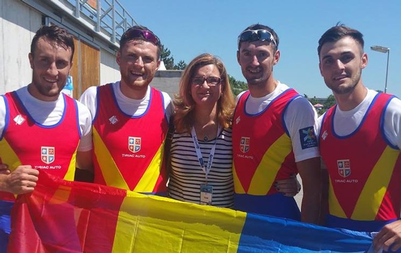 Campionatele Europene de canotaj din Cehia: trei medalii de aur și un argint. Campionii se întorc luni, la 14.35, în țară | FOTO&VIDEO