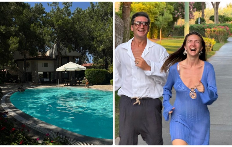 Imagini cu resortul de lux din Turcia, în care s-au cazat Adela Popescu și Radu Vâlcan. Cine i-a însoțit în vacanță. „Prevăd doar două probleme”
