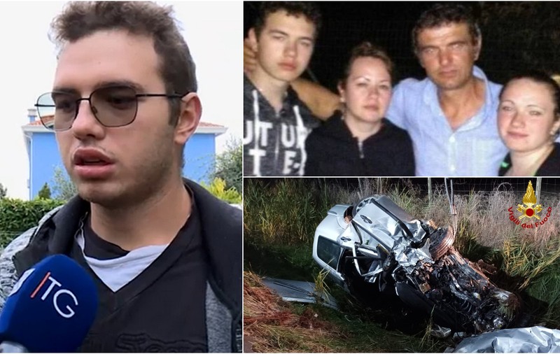 Tânăr român rămas singur pe lume. Mama, tatăl și sora lui au murit în același accident, în Italia