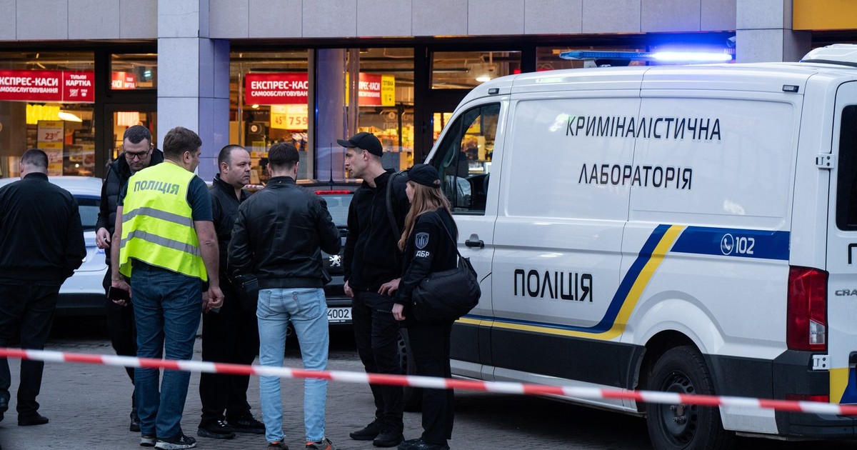 Polițiști mobilizați la locul atacului de la Kiev Foto: Profimedia