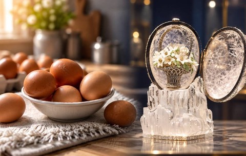 Cum a ajuns un aliment bogat în proteine să inspire o bijuterie Fabergé de 26 de milioane de euro creată pentru țarul Alexandru al III-lea. Pe 9 octombrie sărbătorim Ziua Mondială a Oului