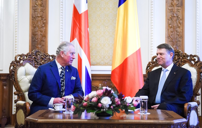 Prințul Charles, primit miercuri la Cotroceni de președintele Klaus Iohannis