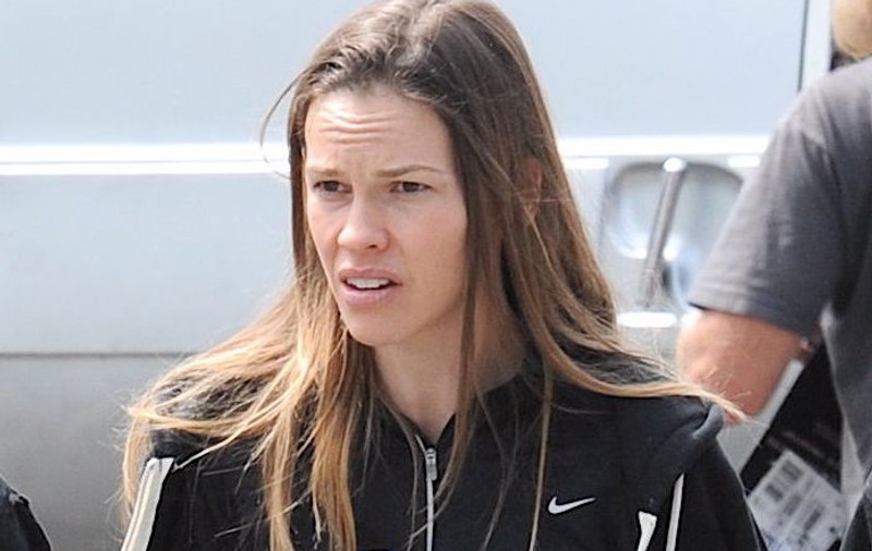 Hilary Swank arată horror nemachiată! | FOTO
