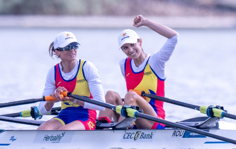 Trei medalii pentru România la Campionatele Europene de Canotaj: aur, argint și bronz