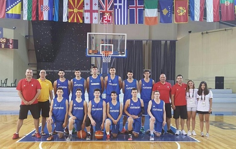 Naționala de baschet a României Under 20, două eșecuri și un succes la Campionatul European - Divizia B