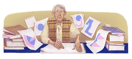 Geta Brătescu, personalitatea celebrată astăzi de Doodle de la Google