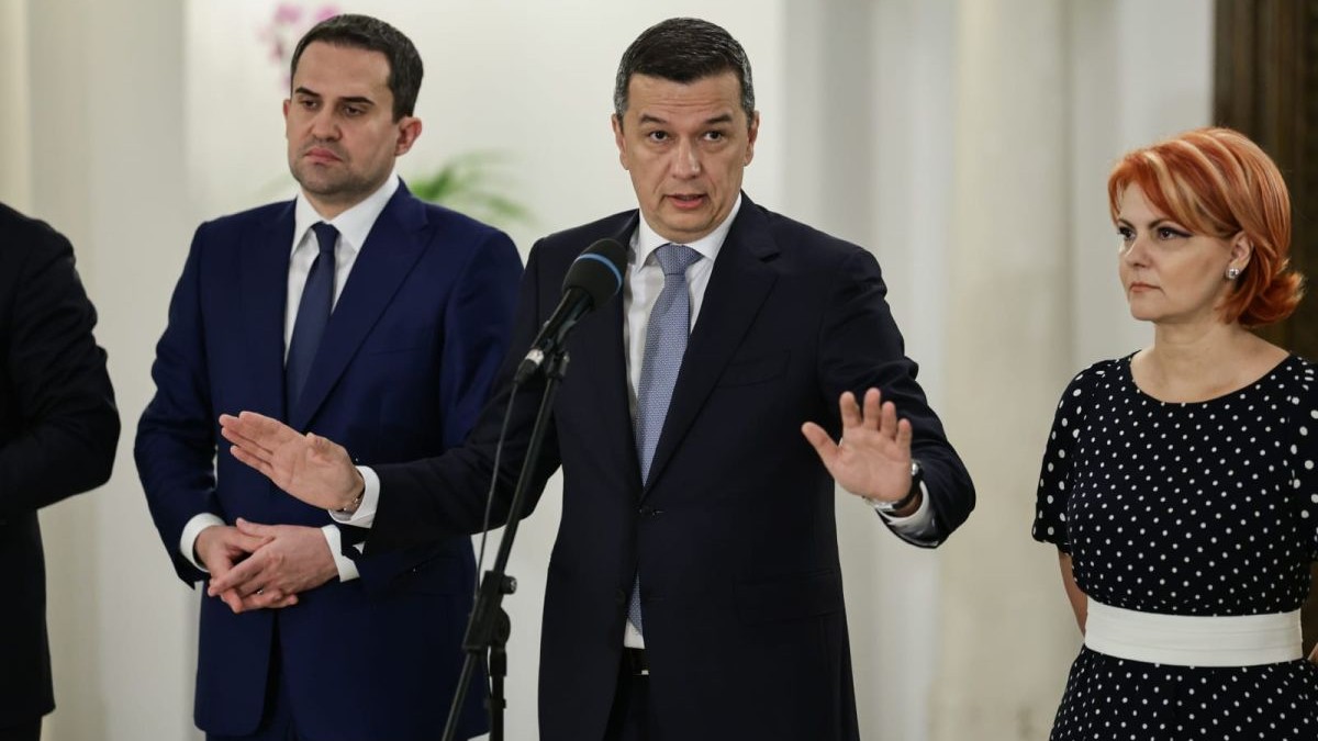 Președintele Nicușor Dan discută cu delegația PSD, la Palatul Cotroceni, la negocierile pentru formarea noului guvern, 19 iunie 2025. Din echipa PSD fac parte, printre alții, Sorin Grindeanu, Lia Olguța Vasilescu. Foto: Libertatea/Vlad Chirea
