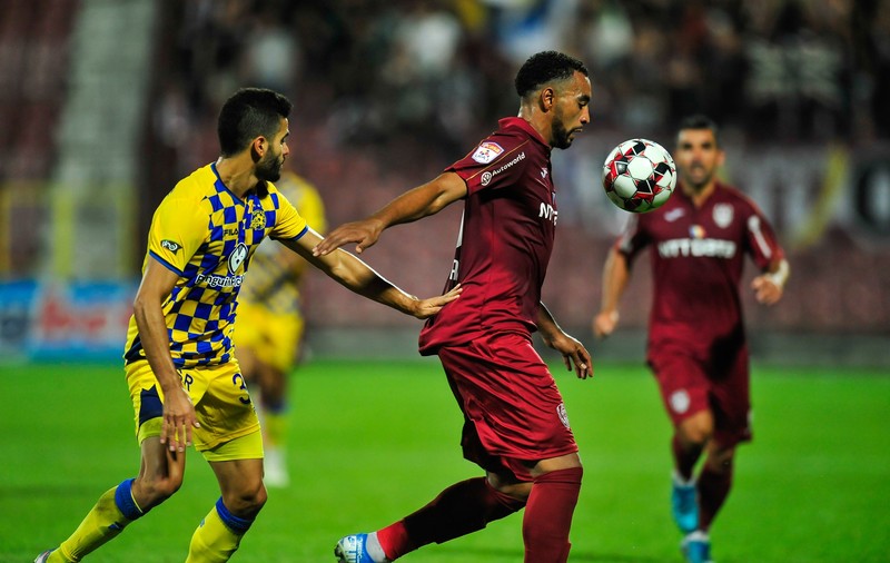 Maccabi Tel Aviv - CFR Cluj 2-2, în turul 2 preliminar din Liga Campionilor. În tur, ardelenii au bătut cu 1-0. Cu scoțienii de la Celtic, pentru un loc în play-off