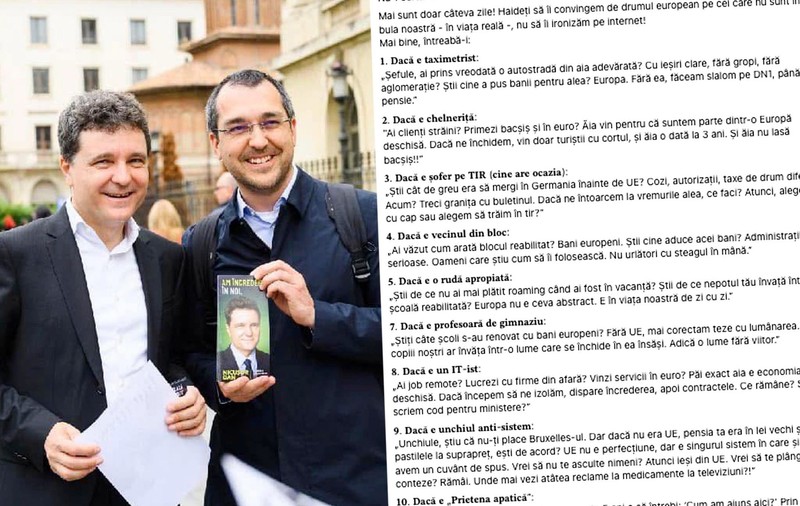 Susţinătorii lui Nicuşor şi „ceilalţi”: taximetristul, chelneriţa şi TIR-istul