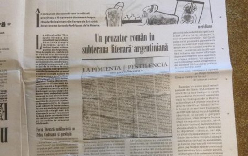 România literară a publicat un articol despre un scriitor argentinian de origine română... inexistent. Cum a fost posibil