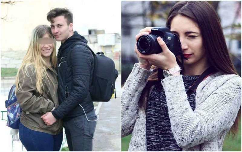 Petronela Mihalachi (d) și asasinul său era pasionați de fotografie. Aici apare alătui de iubita sa