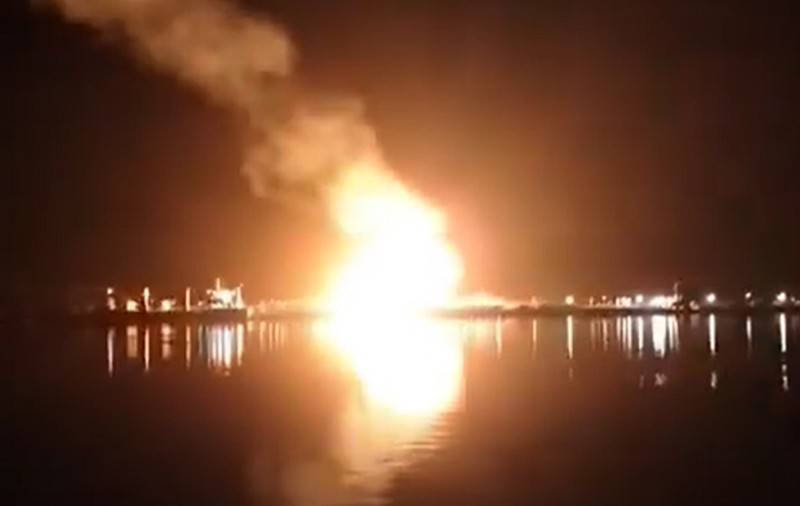 Noi imagini filmate de români cu bombardamentele de la Orlovka, lângă Isaccea: „Drept în punctul slab le-a dat”. VIDEO