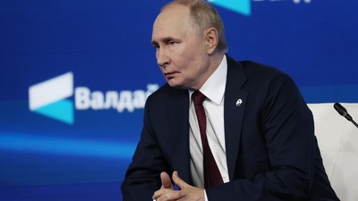 Vladimir Putin, la Forumul Valdai Foto Profimedia