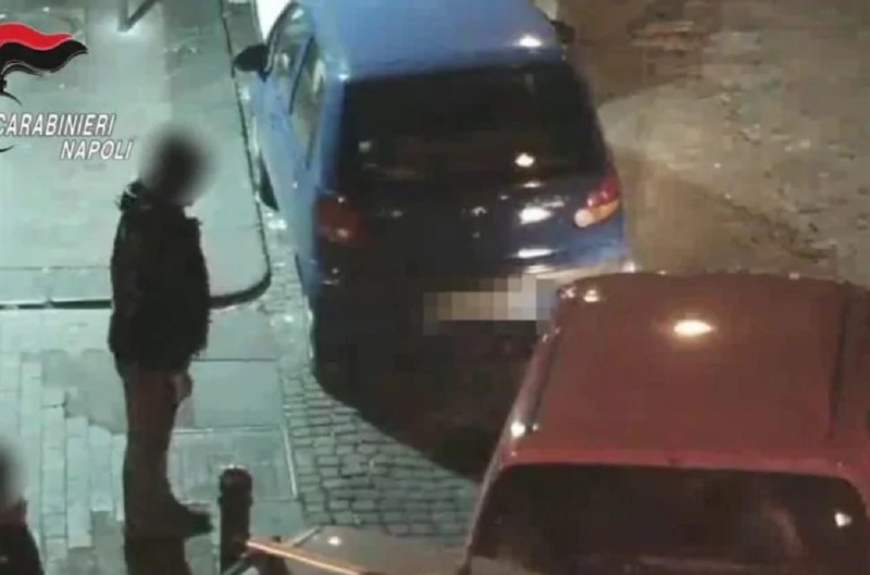 Zona în care a avut crima, imagini din acea seară. Foto: Captură video