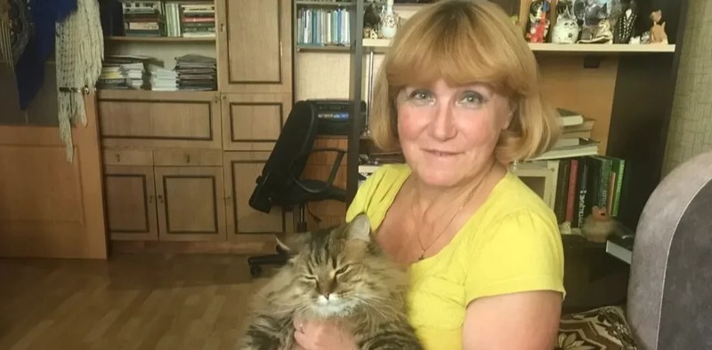 Rămasă fără locul de muncă, profesoara Tatyana Novikova își va folosi timpul pentru a scrie o carte despre propria ei copilărie Foto: Novaya Gazeta&nbsp;