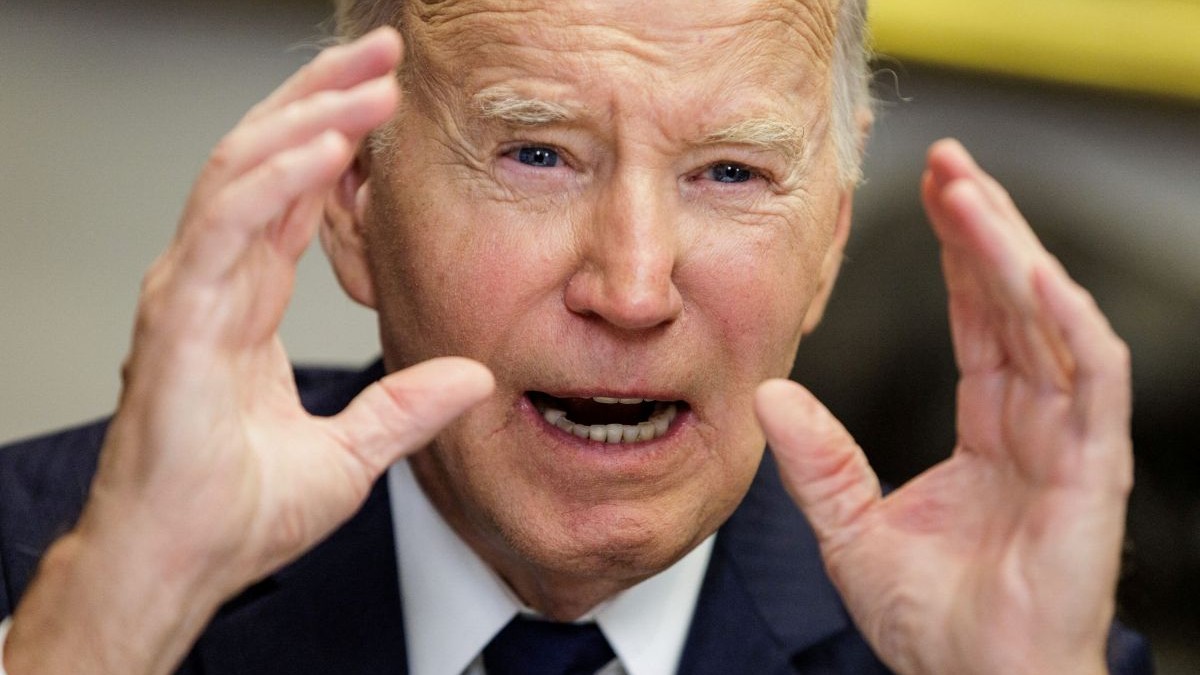 Joe Biden, nervos în cadrul unei conferințe